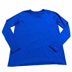 Lululemon Swiftly Tech Long-Sleeve Shirt 2.0 *Hip Length 
(Blazer Blue Tone) 16